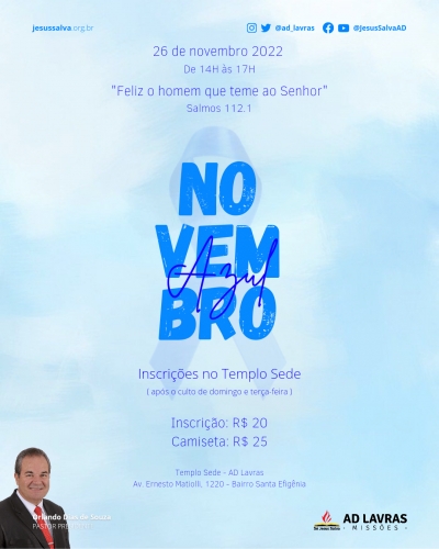 Participe do evento Novembro Azul