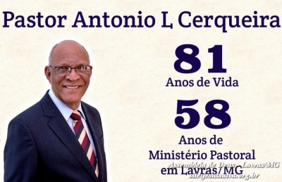 Culto alegre comemora anivers&aacute;rio do Pastor Cerqueira. Confira fotos.