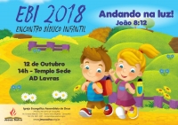 EBI - Encontro B&iacute;blico Infantil ser&aacute; realizado no dia das crian&ccedil;as