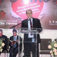 Culto de posse do novo secret&aacute;rio de miss&otilde;es da Semeadecal
