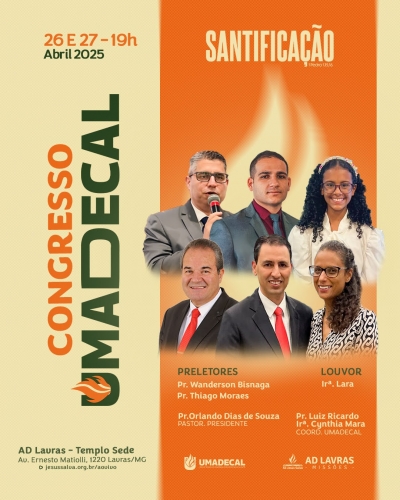 Jovens se reunirão no Congresso Umadecal nos dias 26 e 27 de abril de 2025