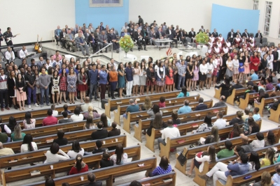 Gratid&atilde;o e louvor pelo 12&ordm; Anivers&aacute;rio do Templo Sede