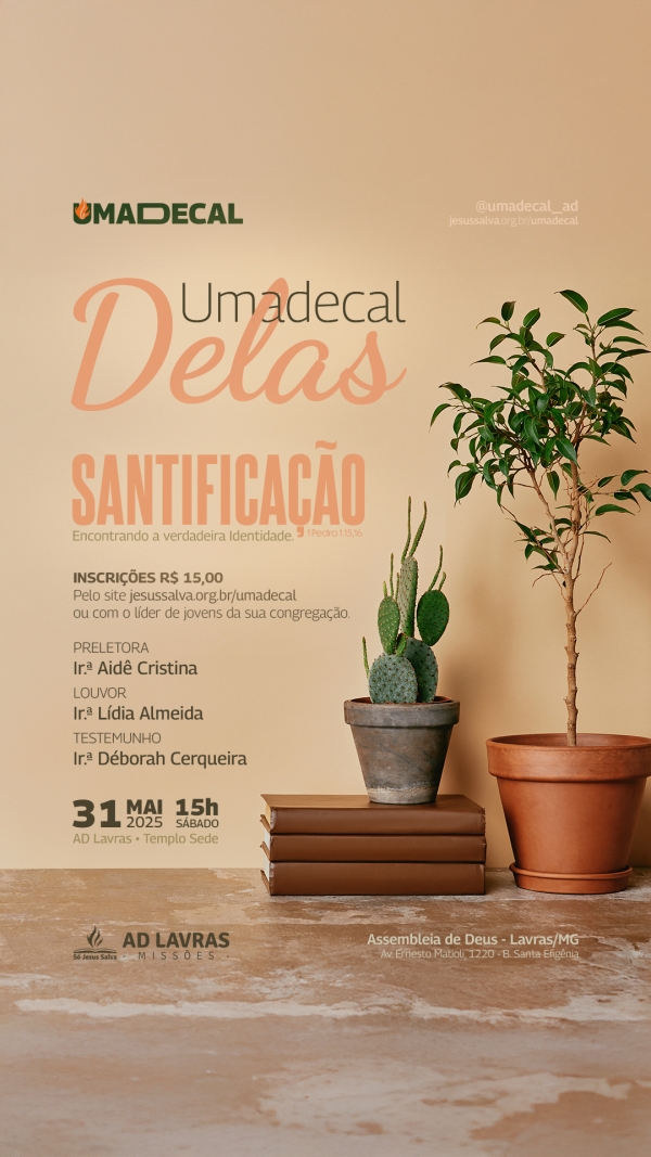 Umadecal Delas: encontro reúne jovens mulheres de Lavras e região, faça a sua inscrição