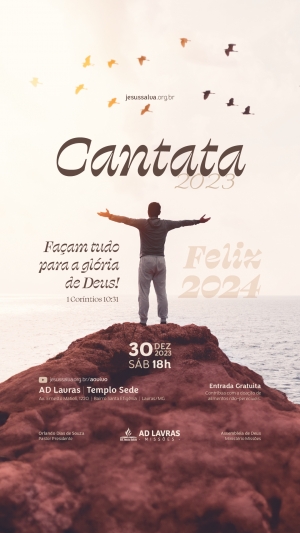 Cantata 2023 será no dia 30 de dezembro