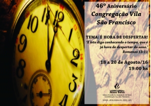 Festividade de 46º Aniversário da Congregação da Vila São Francisco