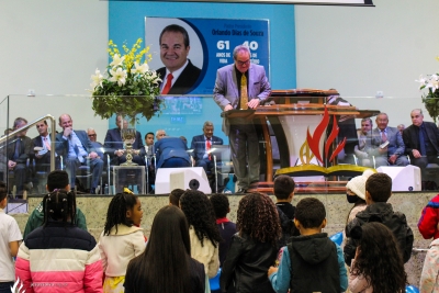 Pastor Presidente Orlando Dias é homenageado pelos seus 61 anos de vida e 40 de ministério