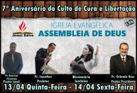 7° Aniversario do Culto de Cura e Libertação Direção da Missionária Josilaine