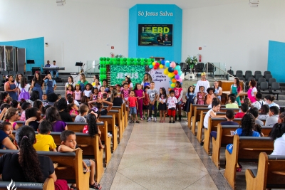 Encontro B&iacute;blico Infantil re&uacute;ne crian&ccedil;as de Lavras