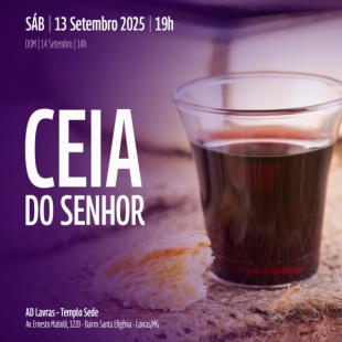 Ceia do Senhor de setembro de 2025